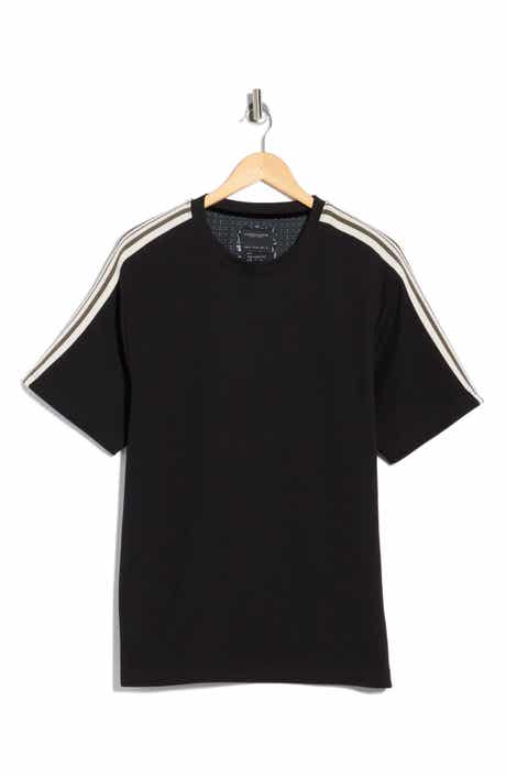 DENIM AND FLOWER Shoulder Stripe T-Shirt