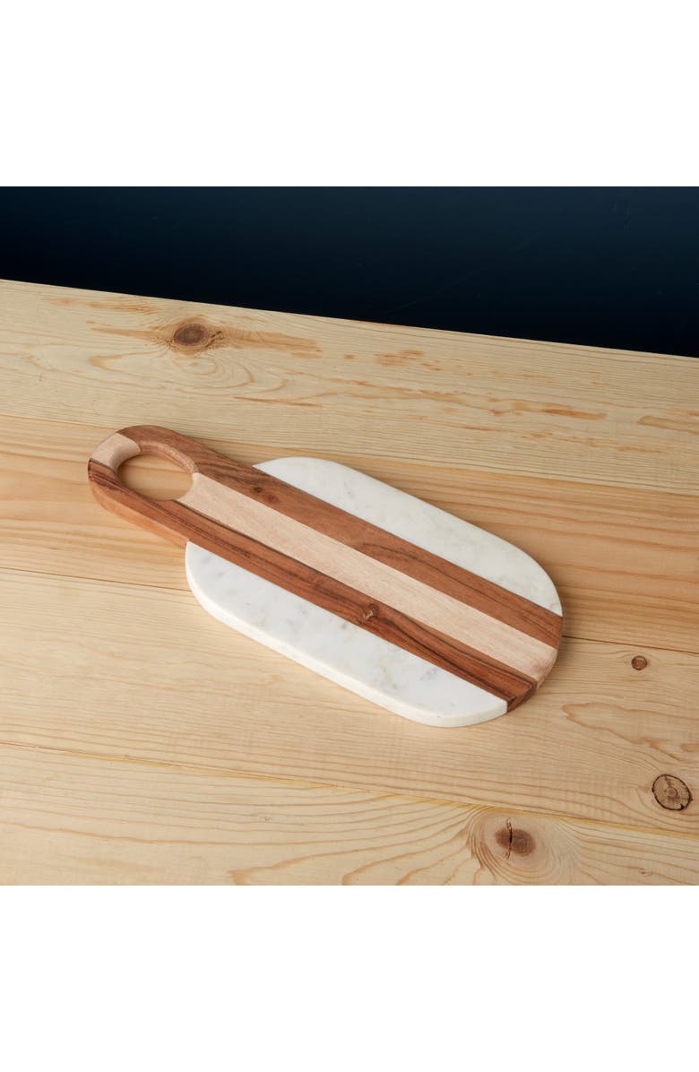 Be Home Moa Marble & Wood Oval Board, Alternate, color, Marble