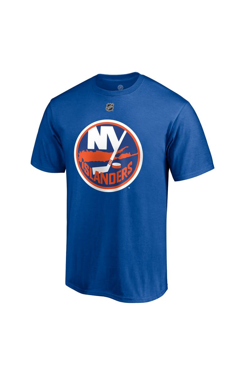 FANATICS Men's Fanatics Branded Kyle Palmieri Royal New York Islanders Authentic Stack Name & Number T-Shirt, Alternate, color, 