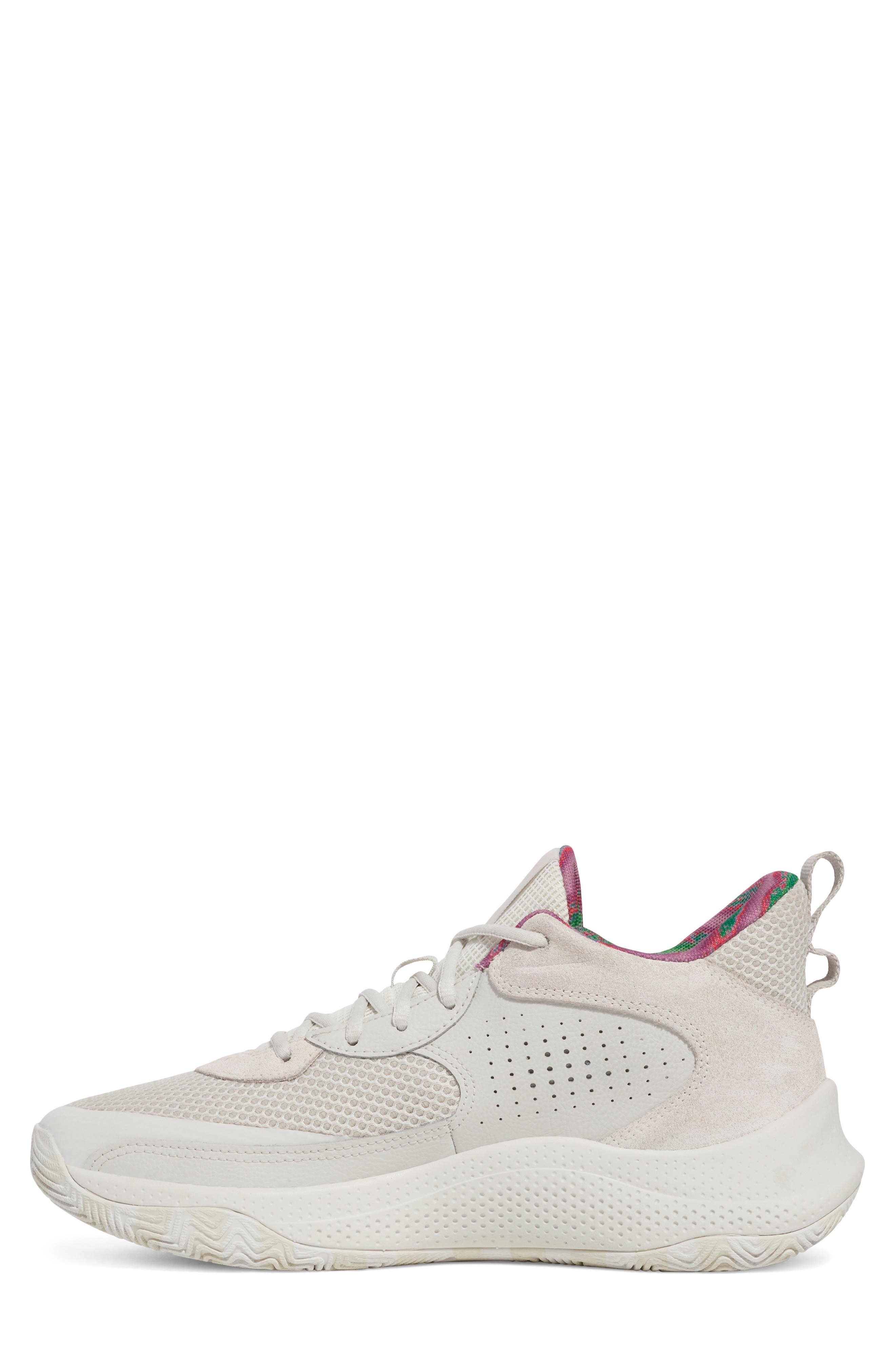 Under Armour Gender Inclusive Curry Sneaker, Alternate, color, White Clay