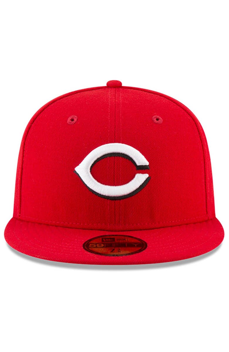 New Era Men's New Era Red Cincinnati Reds 2024 Jackie Robinson Day 59FIFTY Fitted Hat, Alternate, color, 