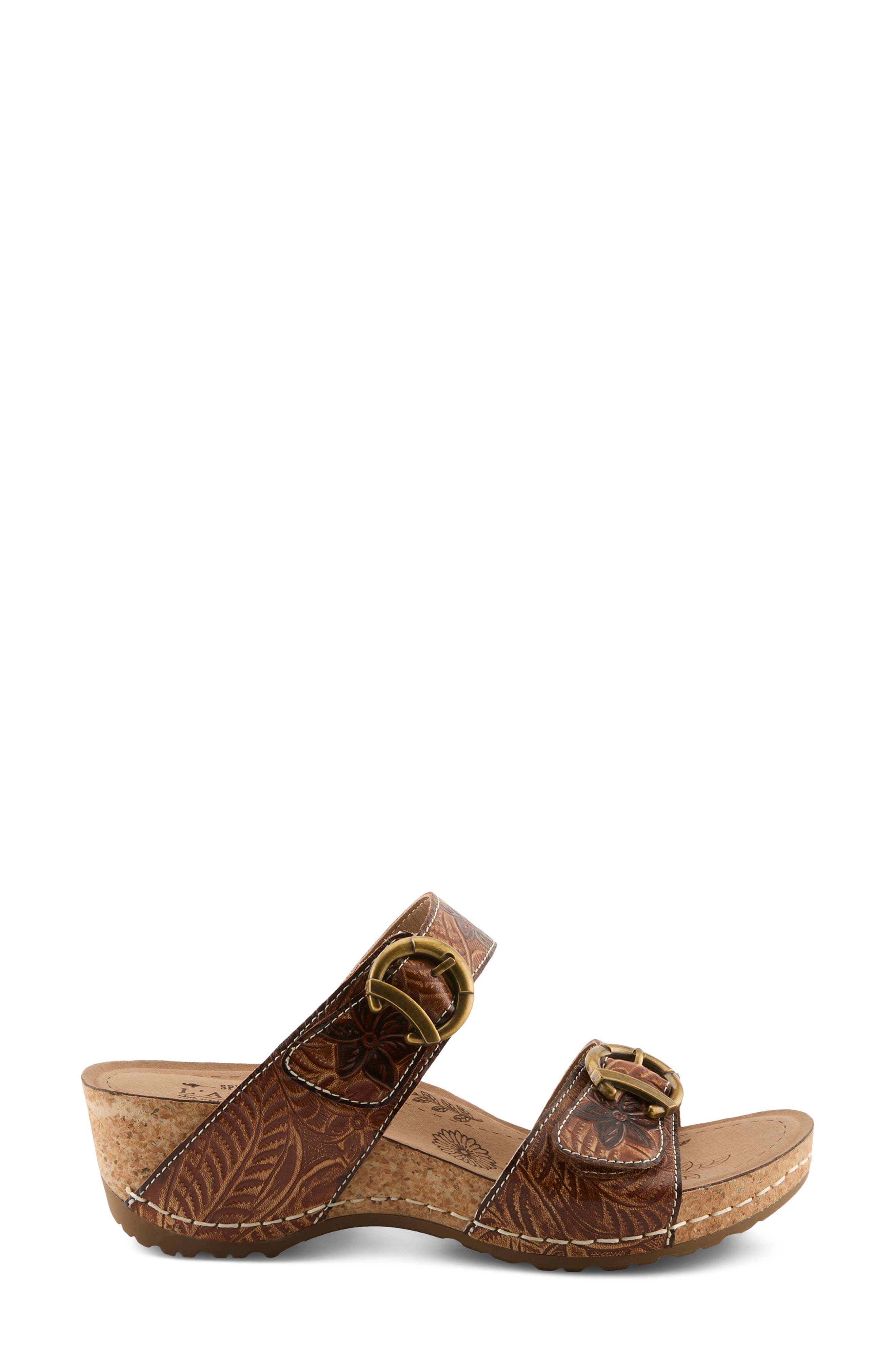 The Brass Ring Sandal, Alternate, color, TAN MULTI