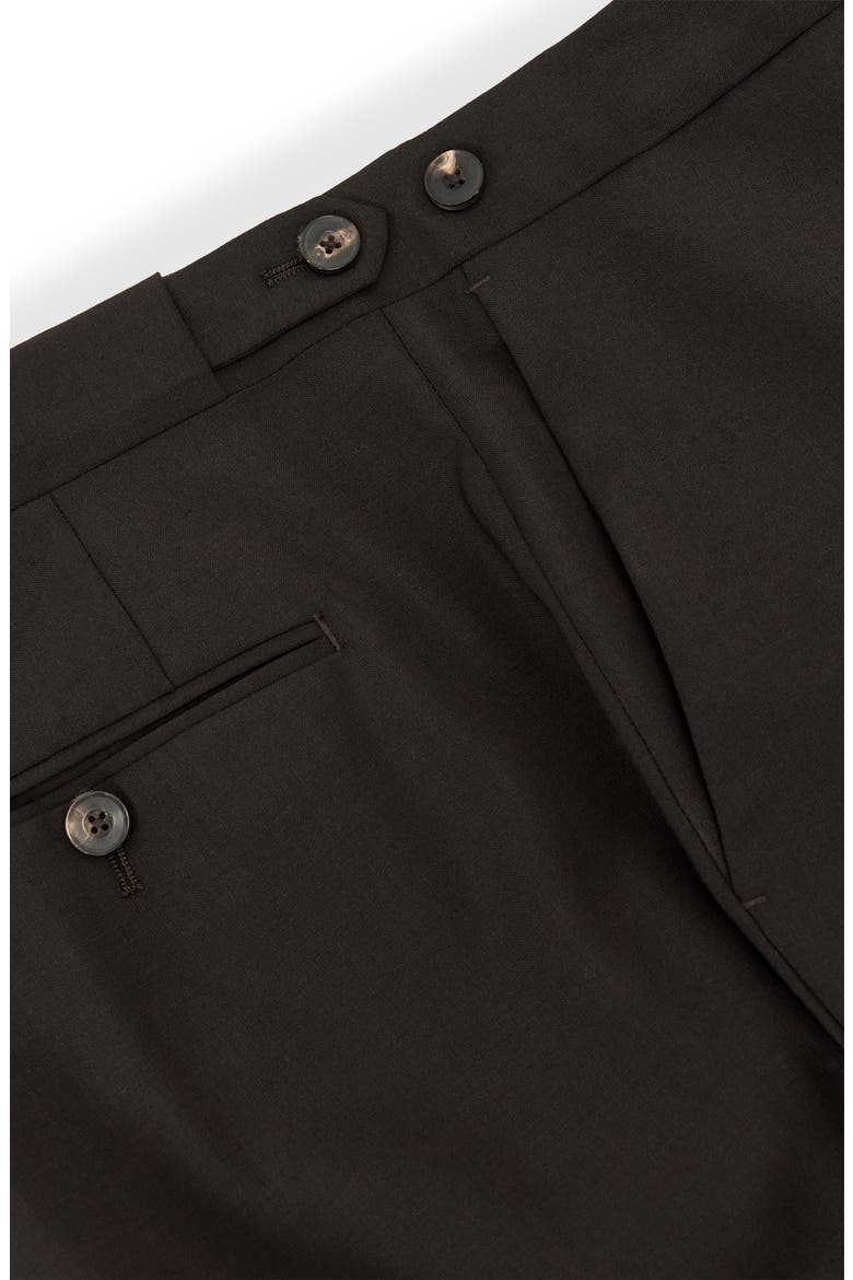 Dream Tailored Fit Wool Blend Trousers, Alternate, color, CHOCOLATE BROWN