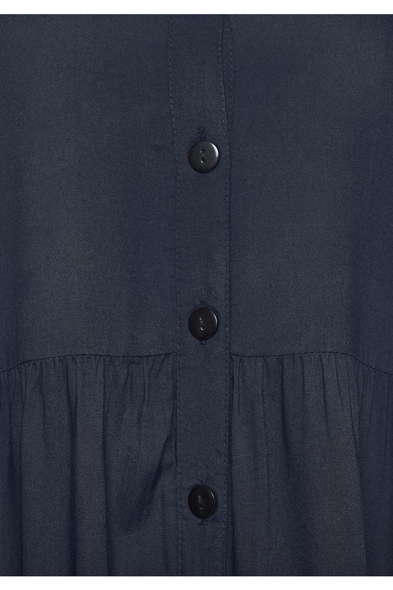 Tiered Shirt Dress, Alternate, color, Navy