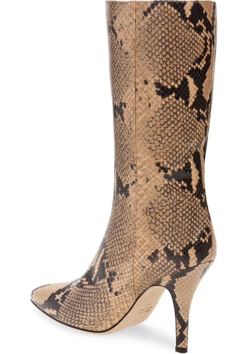 Paris Texas Python Embossed Boot, Alternate, color,