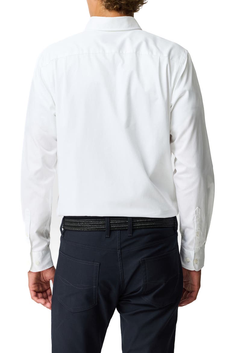 Freshford Cotton Button Up Shirt, Alternate, color, SNOW