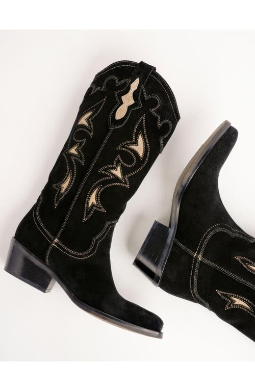 Penelope Chilvers Jolene Paloma Western Boot In Black