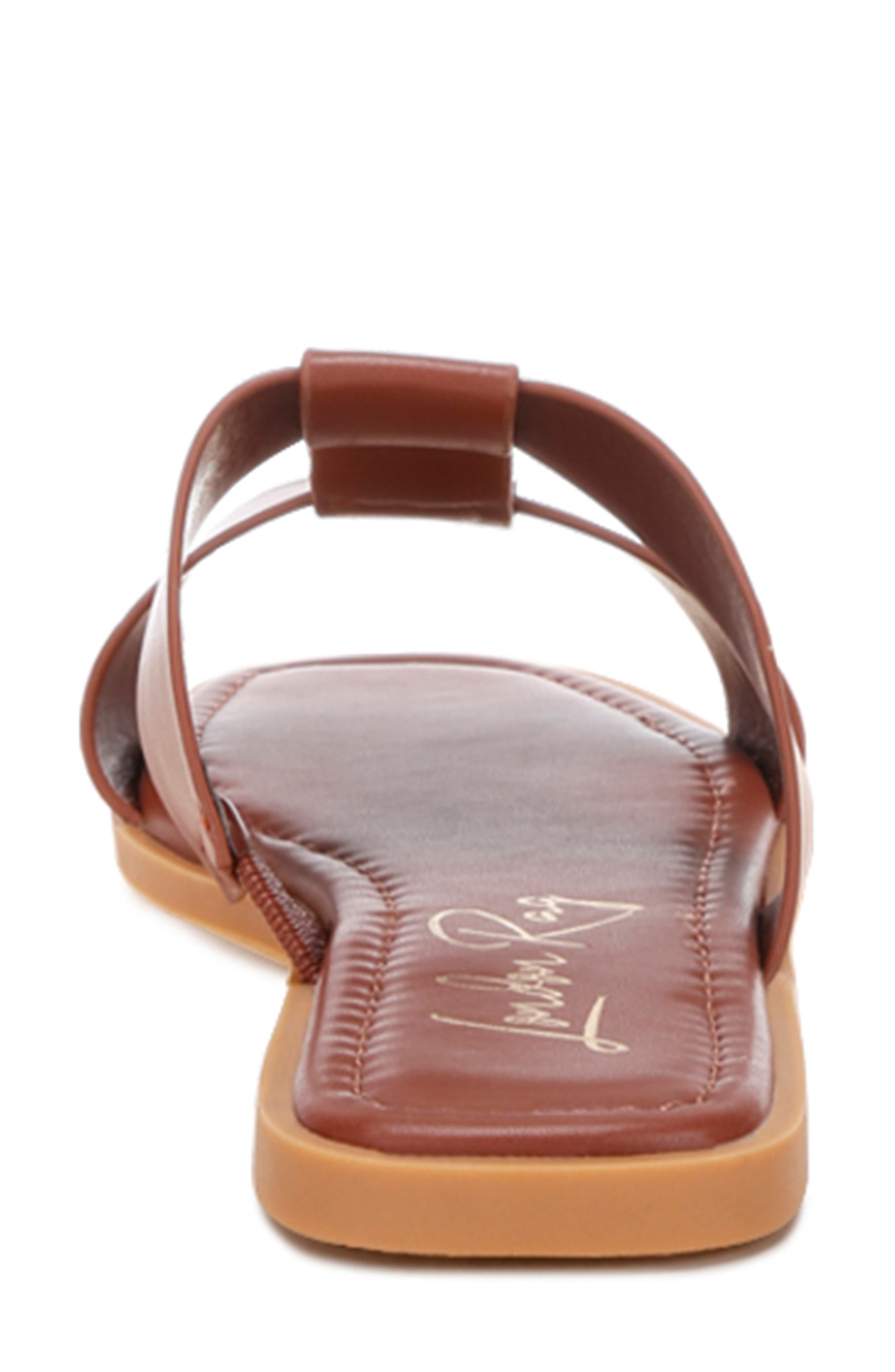 Hunab Slide Sandal, Alternate, color, BROWN