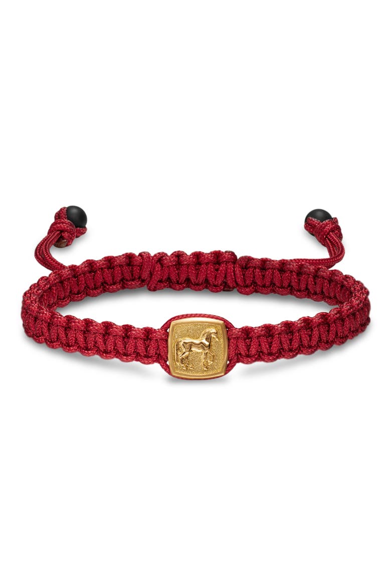 Petrvs Horse Station Bracelet, Main, color, RED
