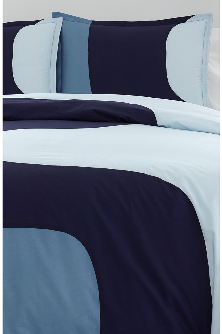 Seireeni Duvet Cover & Sham Set, Alternate, color, BLUE