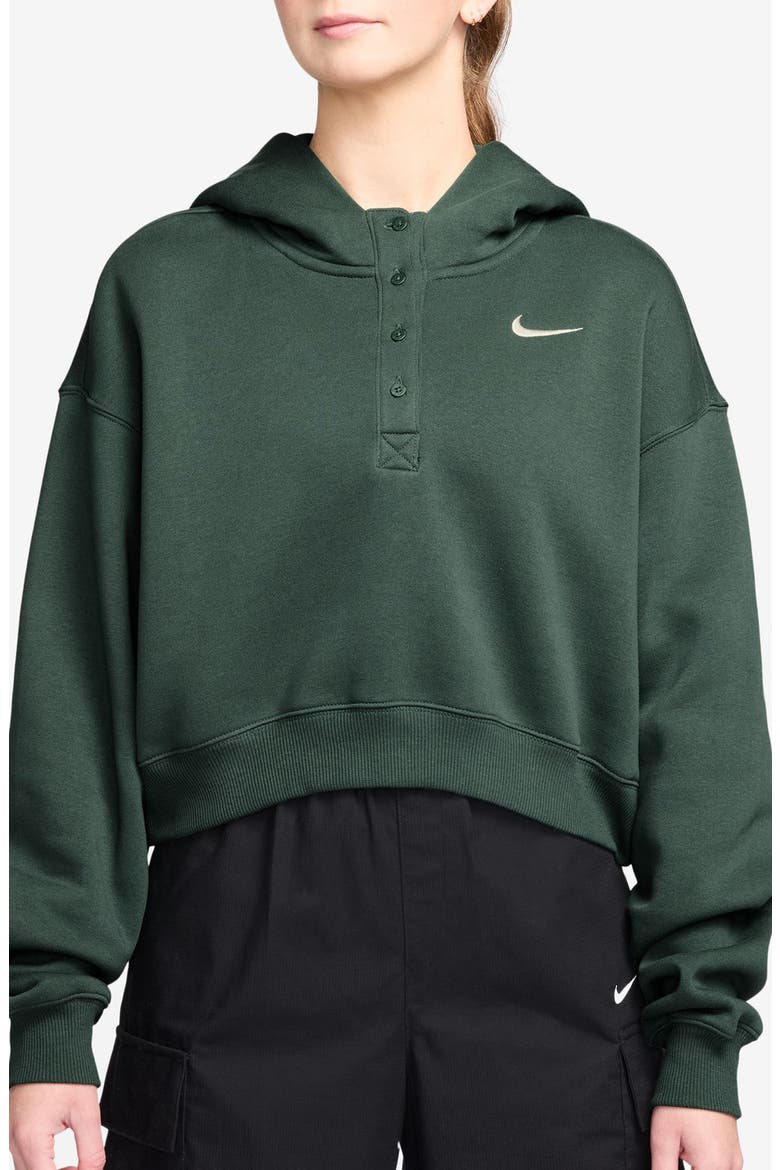 Sportswear Phoenix Fleece Crop Sweatshirt, Main, color, FIR/ SAIL