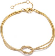 Adornia Knotted Chain Bracelet