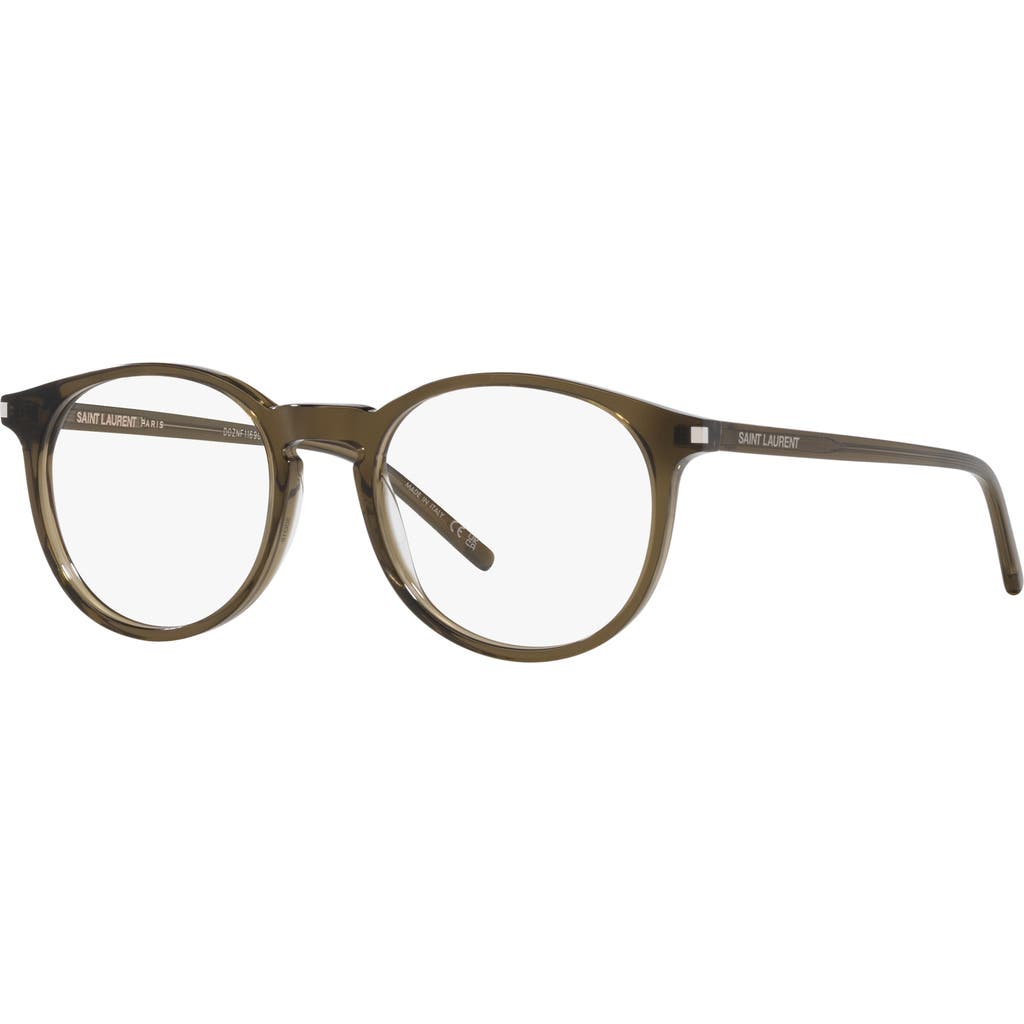 Saint Laurent 50mm Round optical glasses in Green  product