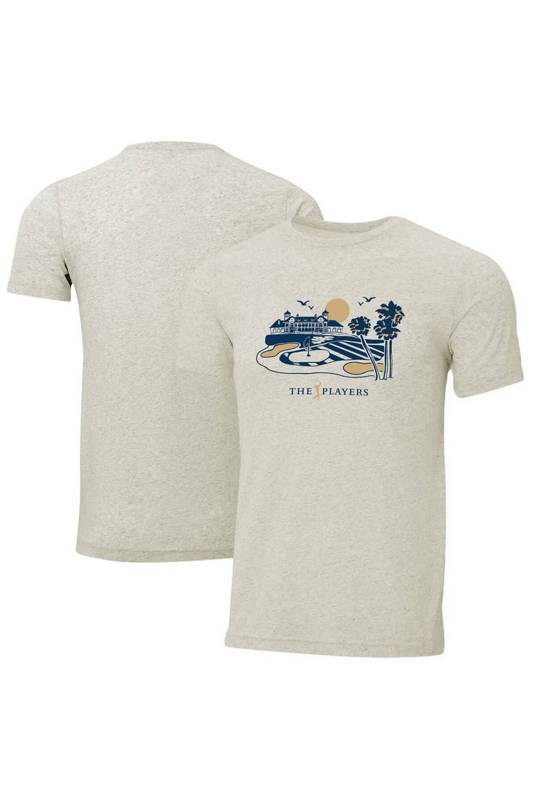 Men's Ahead  Cream THE PLAYERS Clubhouse Instant Classic Tri-Blend T-Shirt, Main, color, Cream