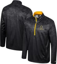 COLOSSEUM Men's Colosseum  Black Appalachian State Mountaineers The Machine Half-Zip Jacket