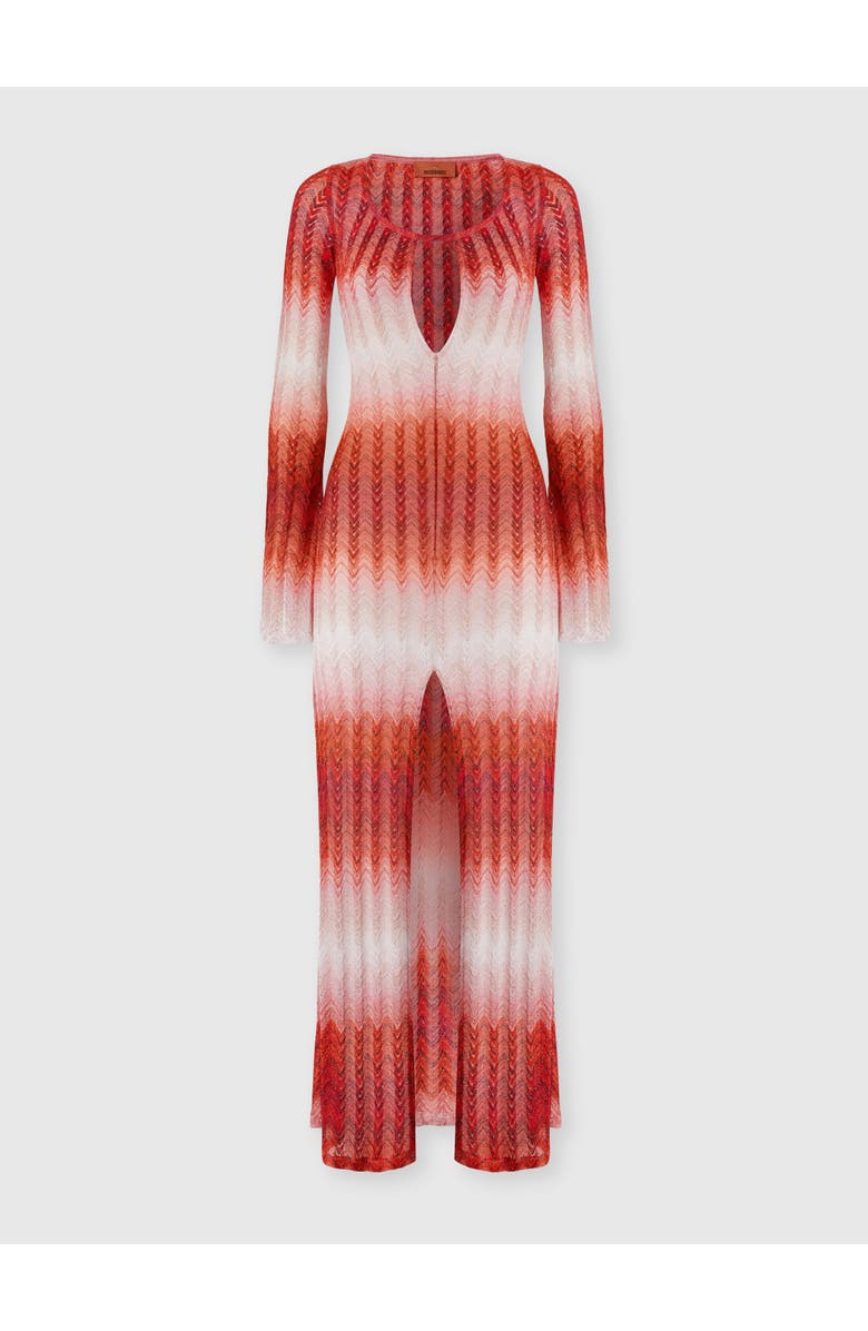 Missoni Long Cover-up With Cut-out Details, Main, color, Multicoloured