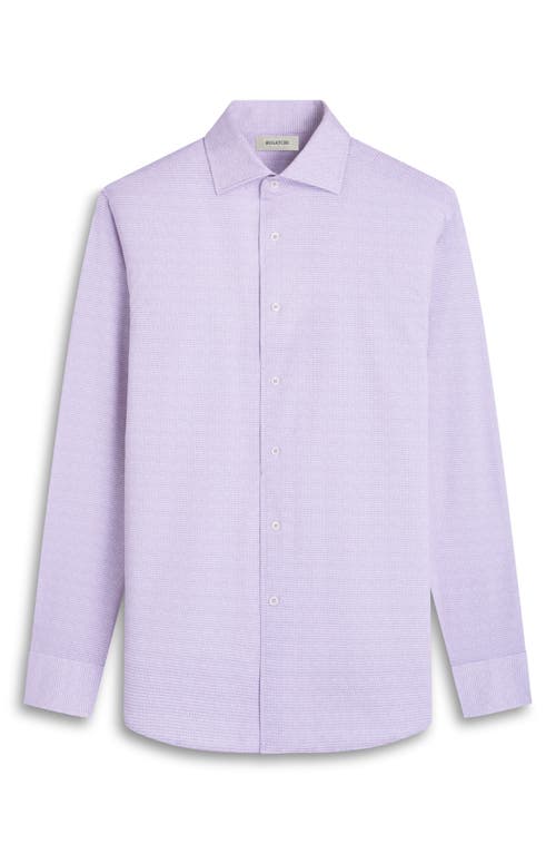 Bugatchi Devon Neat Ooohcotton® Button-up Shirt In Dusty Pink