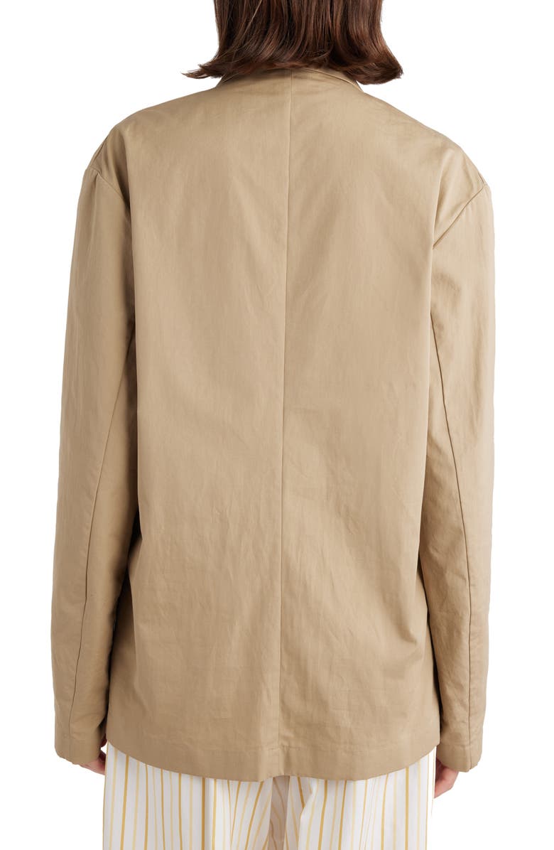 Dries Van Noten Oversize Double Breasted Cotton Blazer, Alternate, color, 