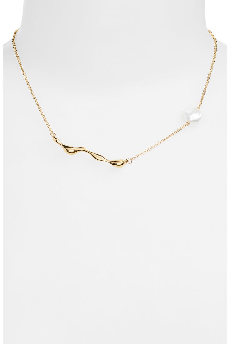 Cora Necklace, Alternate, color, GOLD