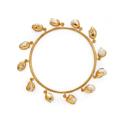 Dhwani Bansal Asara Bangle In Gold Plated
