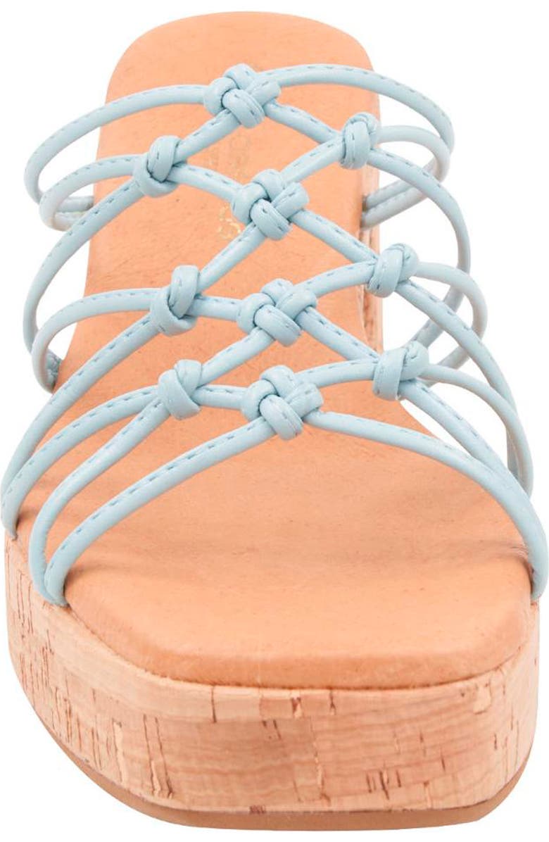 André Assous Camryn Platform Slide Sandal, Alternate, color, Ice Blue