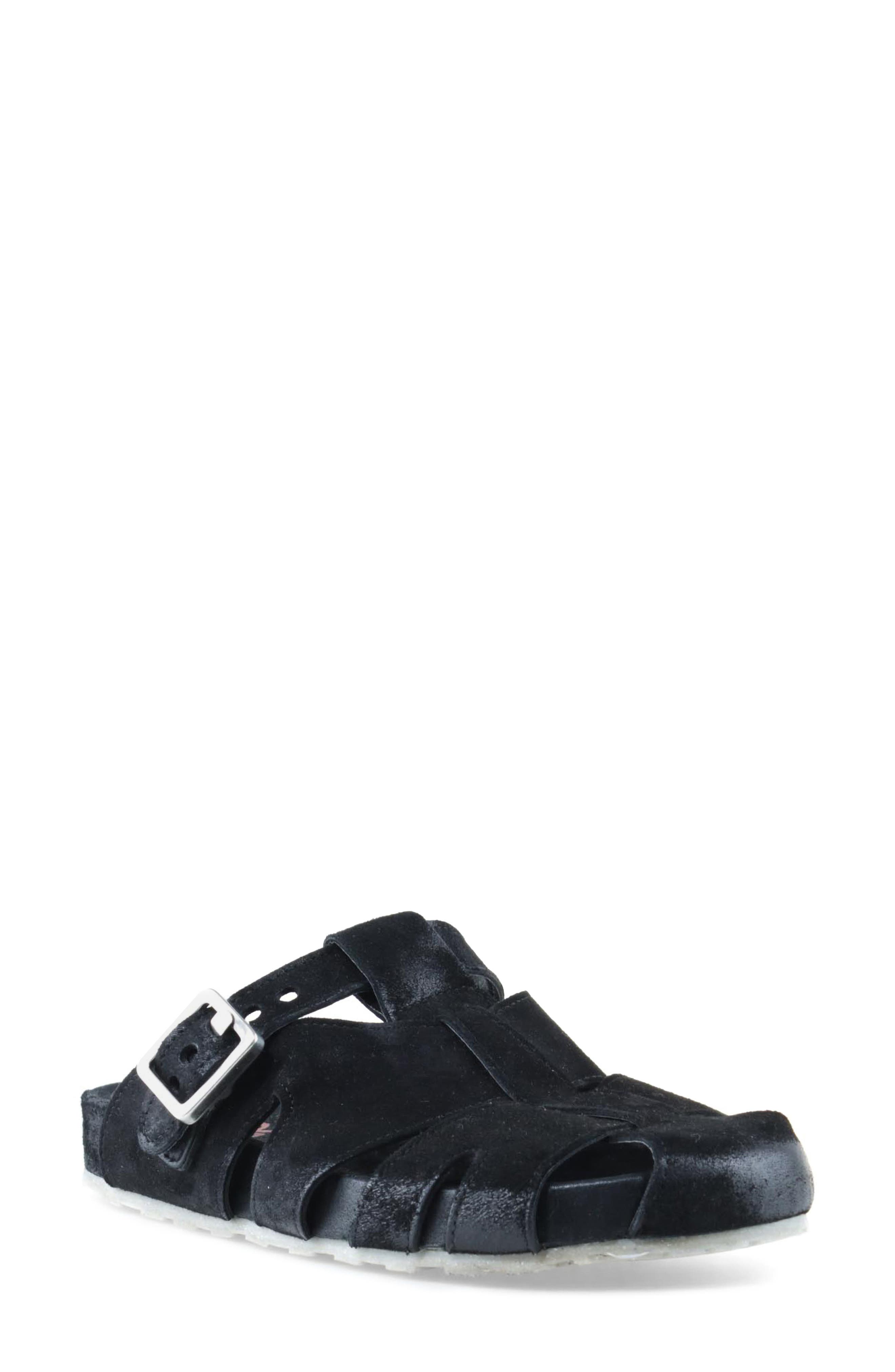A.S.98 Roland Fisherman Sandal, Main, color, Black