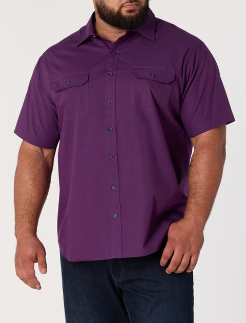 Big & Tall Double-Pocket Sport Shirt