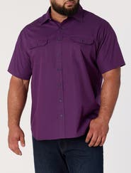 Synrgy by DXL Big & Tall Double-Pocket Sport Shirt