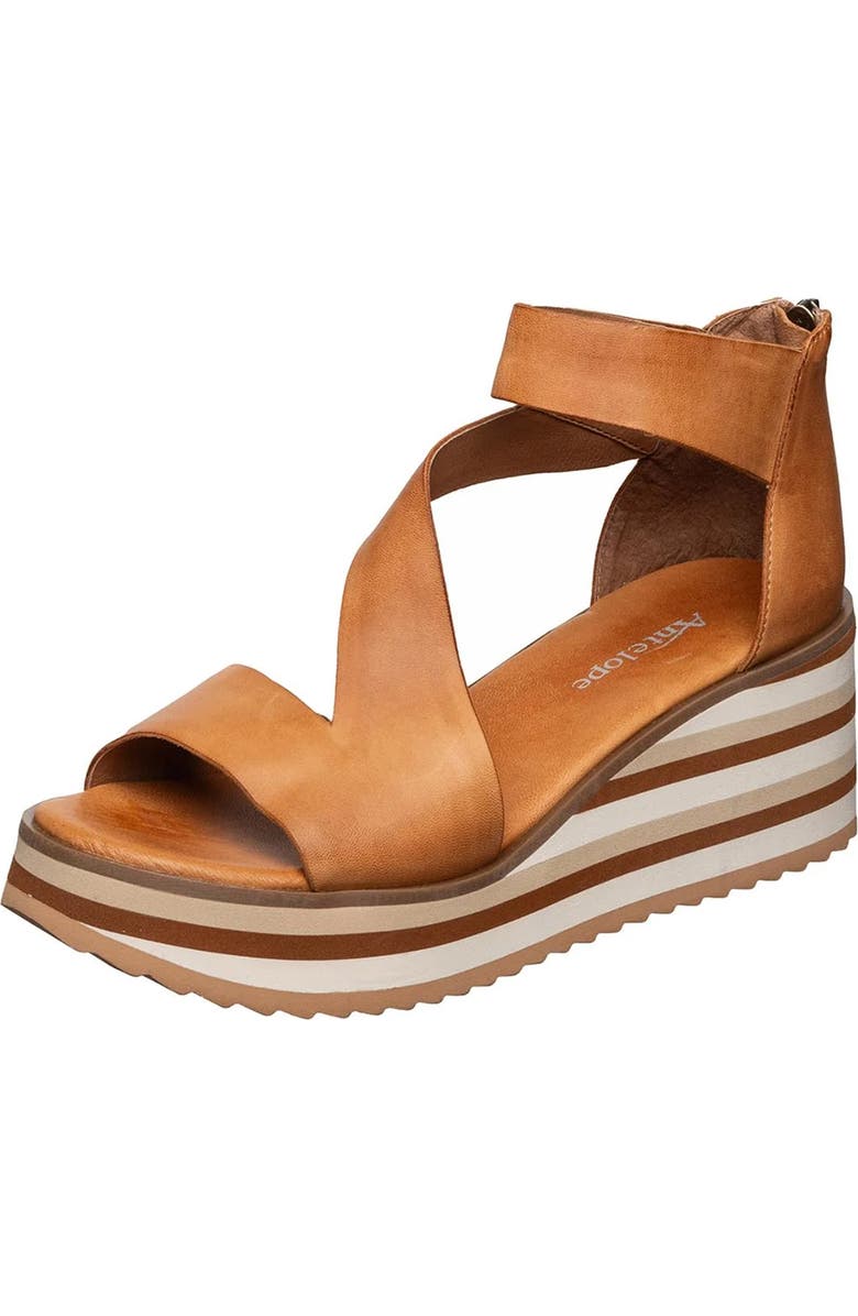 ANTELOPE Davi Wedge Sandal, Main, color, Taupe