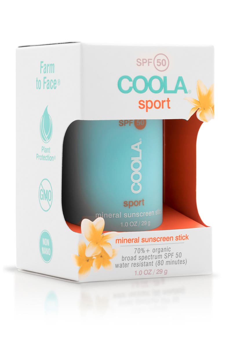 Suncare Mineral Sport Sunscreen Stick SPF 50, Alternate, color, CLEAR