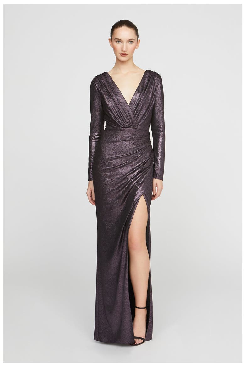 Linda Jersey Gown, Alternate, color, Amethyst