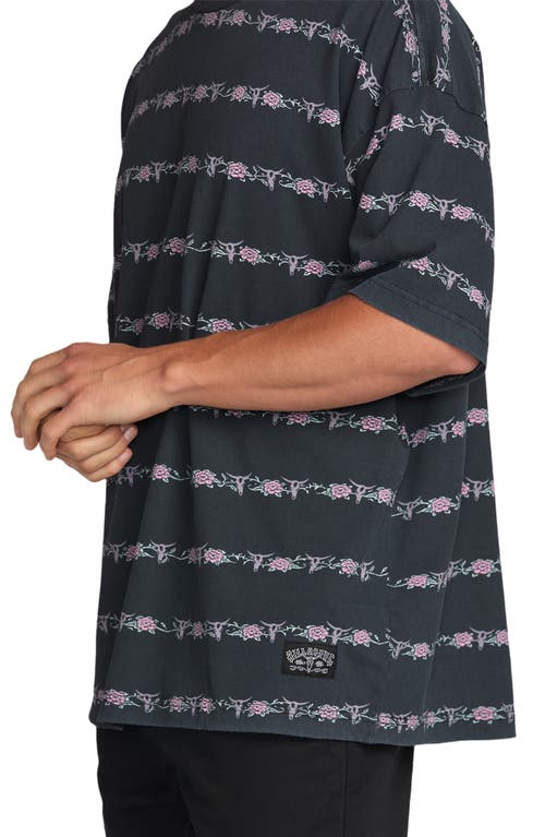 Billabong Raging Bull Floral Stripe T-shirt