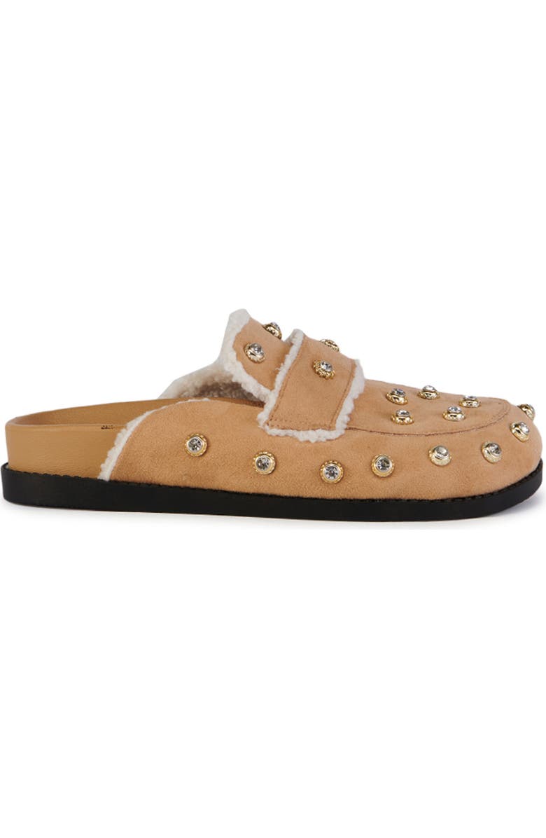 AZALEA WANG Esteller Faux Fur Lined Mule, Alternate, color,