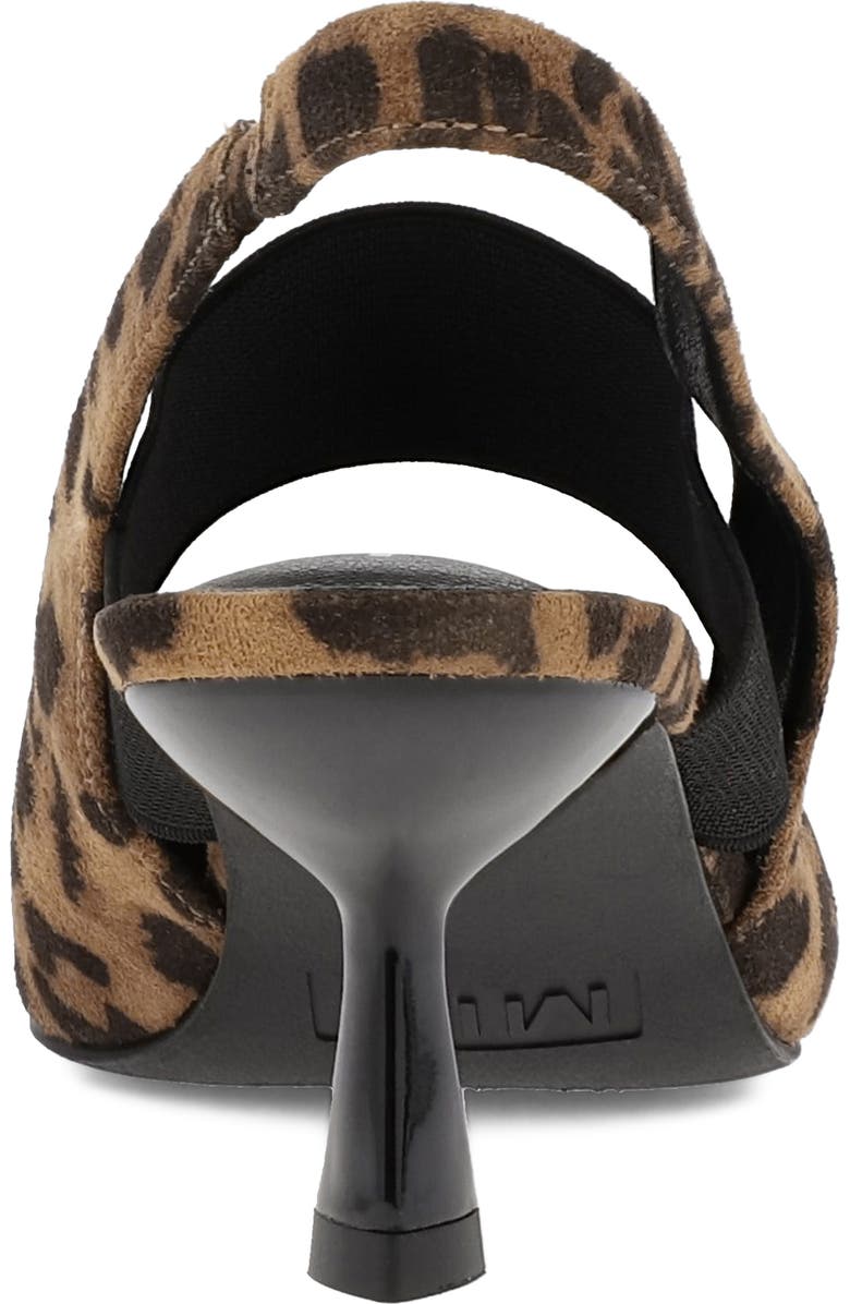 MIA Nicolette Slingback Pump, Alternate, color, Leopard Print