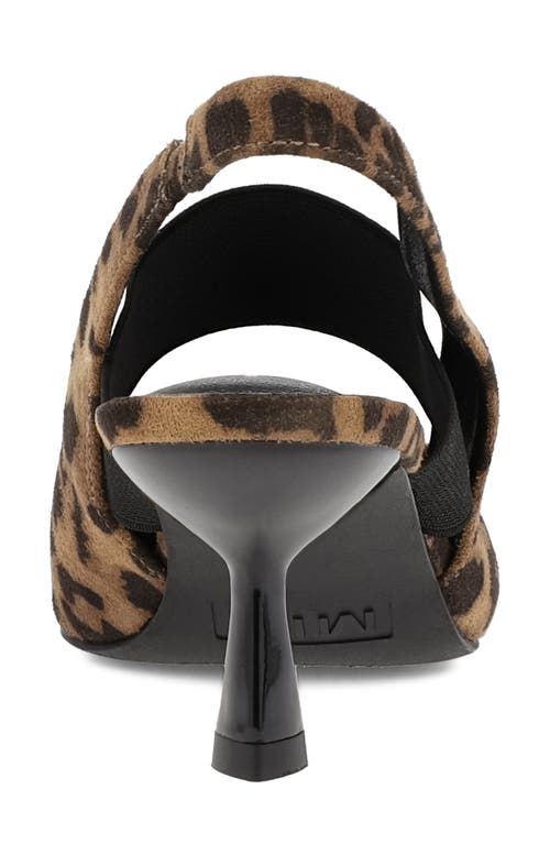 Mia Nicolette Slingback Pump In Animal Print