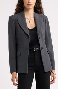 Nordstrom Astrid Sculpted Two-Button Blazer