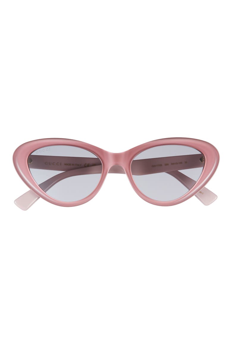 54mm Core Cat Eye Sunglasses, Main, color, PINK PINK GREY