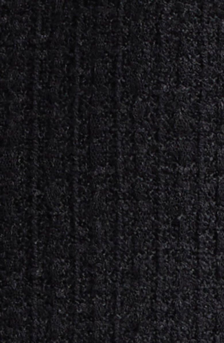 Cinq à Sept Auden Crop Tweed Jacket, Alternate, color, Black