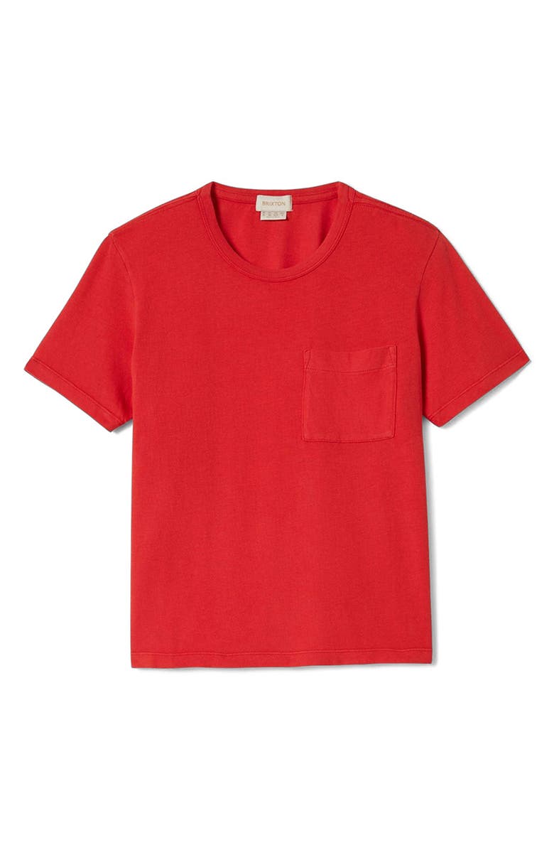 Brixton Carefree Organic Cotton Pocket T-Shirt, Alternate, color, 