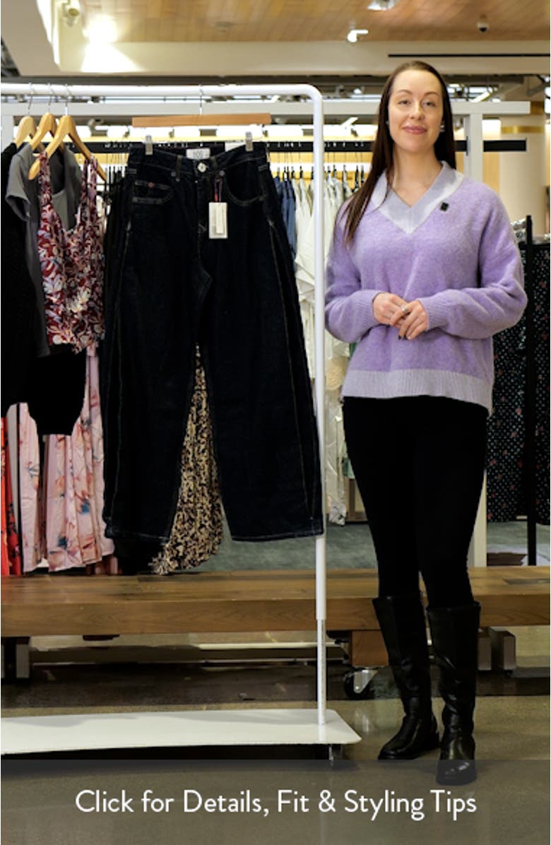 Jaya Side Pleat Wide Leg Jeans, sales video thumbnail