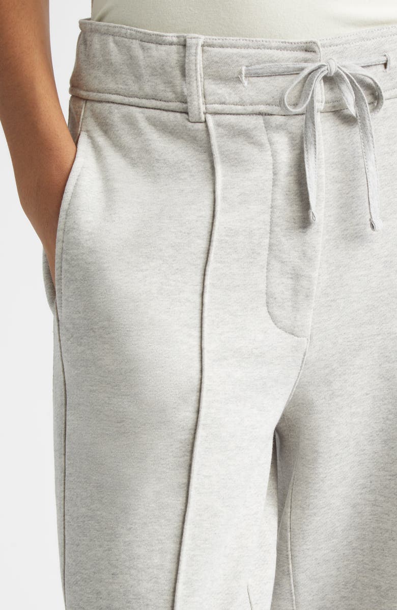 Derek Lam 10 Crosby Heloise Slim Pleated Cotton Sweatpants, Alternate, color,