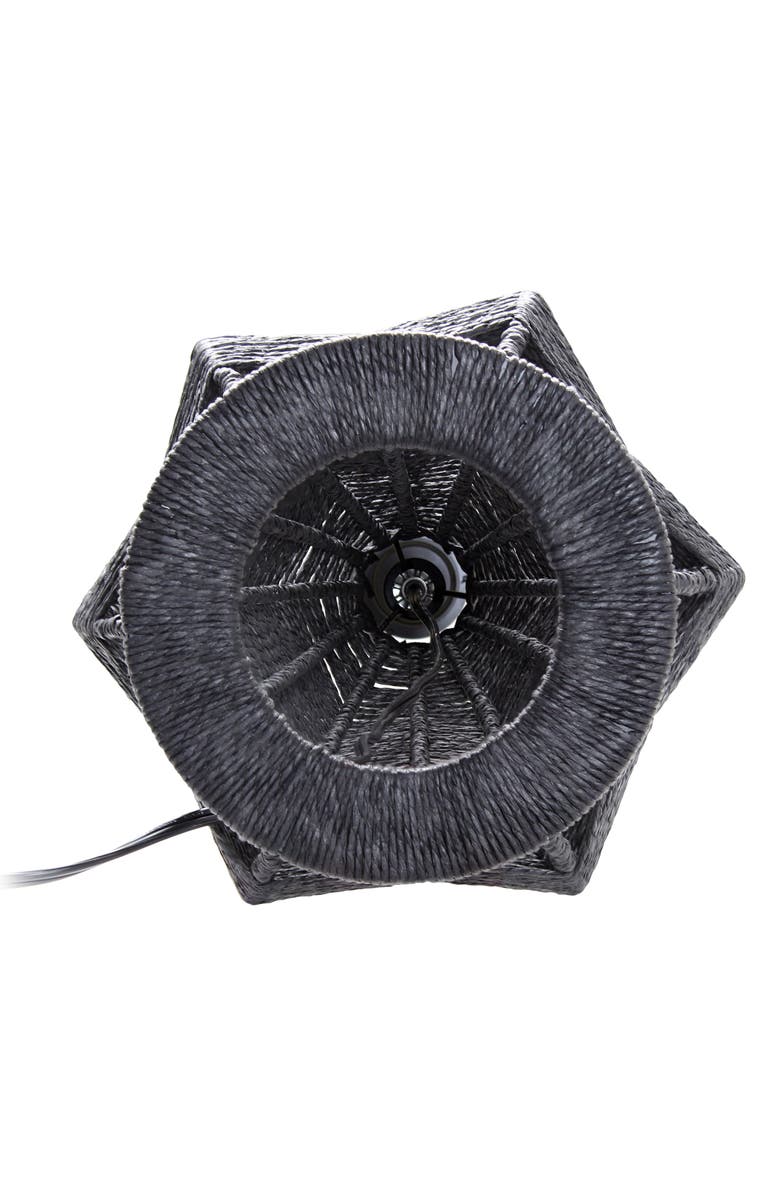 LALIA HOME Paper Lamp Floor Lamp, Alternate, color, Black