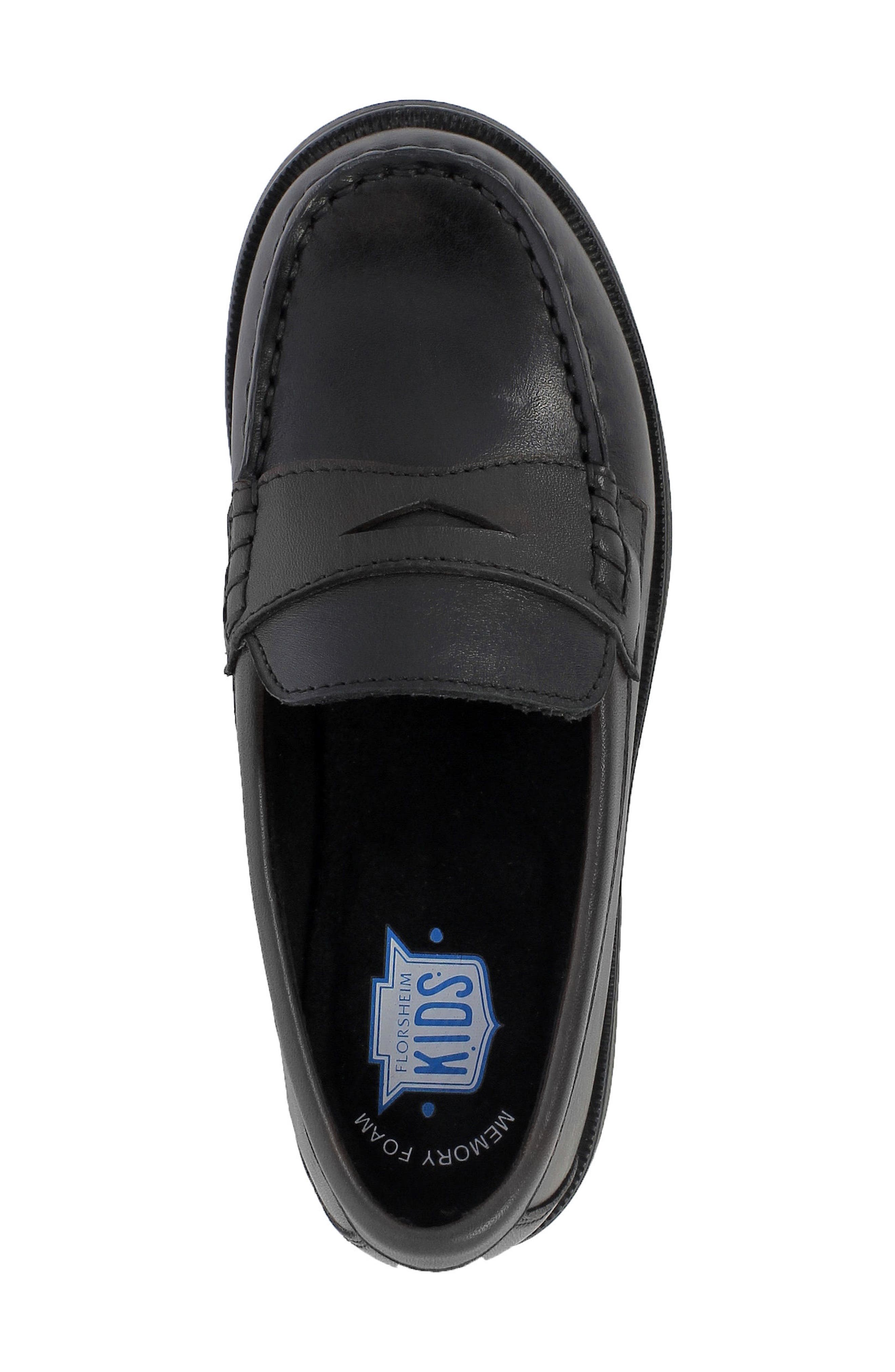 Florsheim 'Croquet' Penny Loafer, Alternate, color, Black