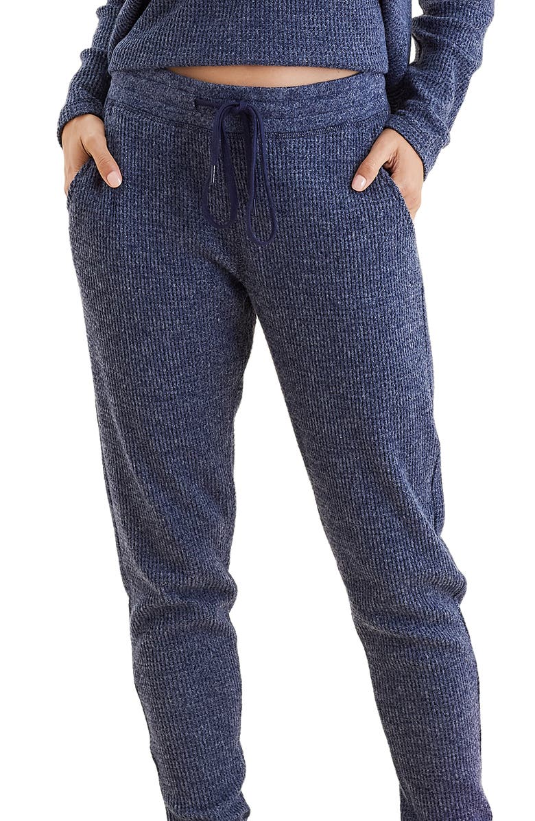 Papinelle Waffle Knit Pajamas, Alternate, color, 