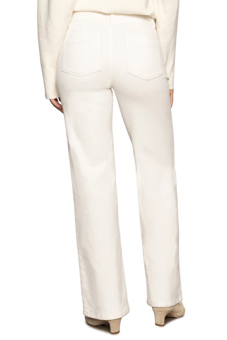 Marine Patch Pocket Stretch Cotton Corduroy Pants, Alternate, color, CHALK