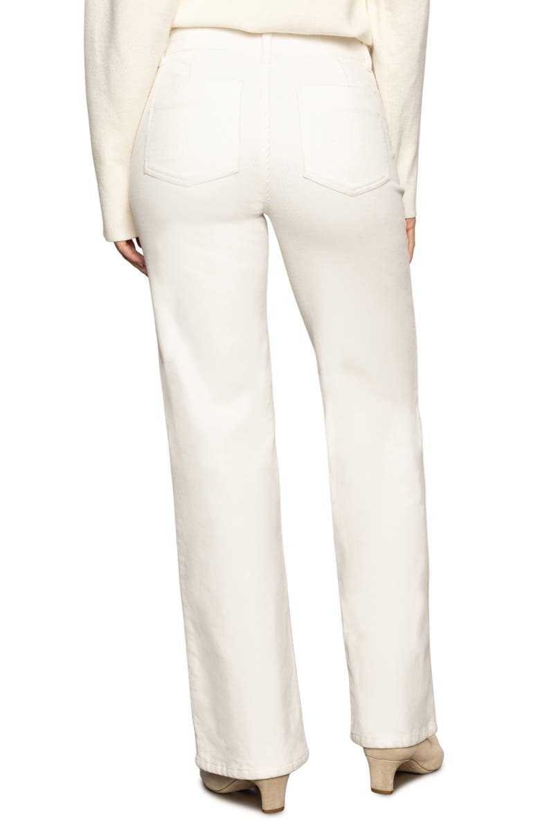 Sanctuary Marine Patch Pocket Stretch Cotton Corduroy Pants, Alternate, color, Chalk