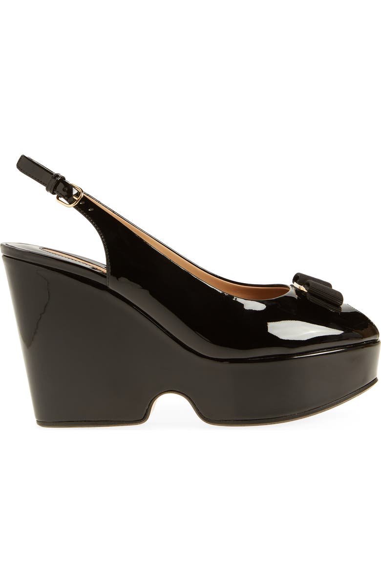 FERRAGAMO Lally Platform Slingback Pump, Alternate, color,