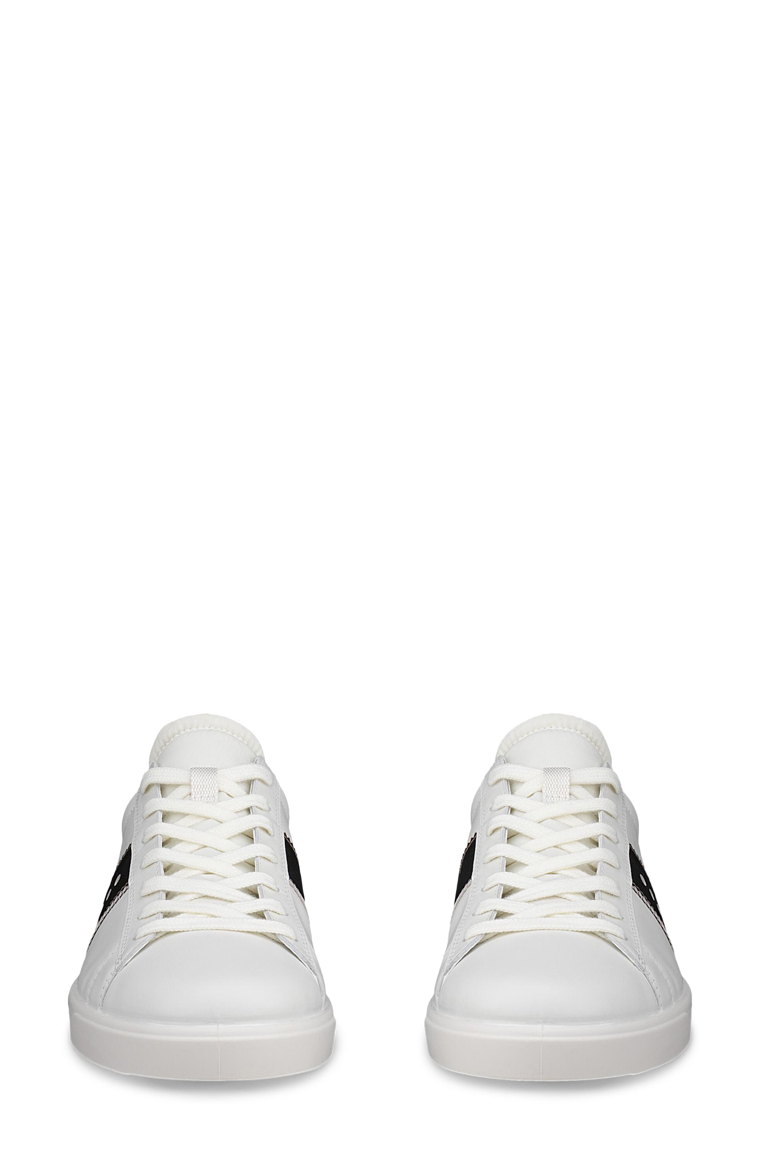 ECCO Street Lite Retro Sneaker, Alternate, color, White/Pure Silver