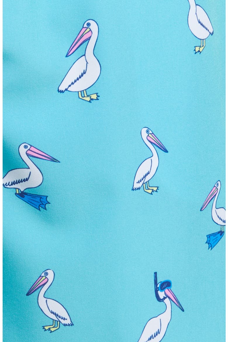 The Mine Mine Mine Swim Trunks, Alternate, color, TURQUOISE/ AQUA