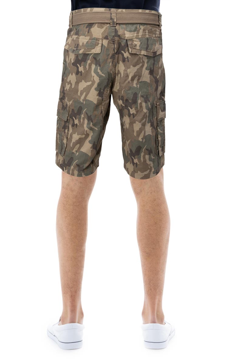 XRAY Belted Cargo Shorts, Alternate, color, Desert Camo